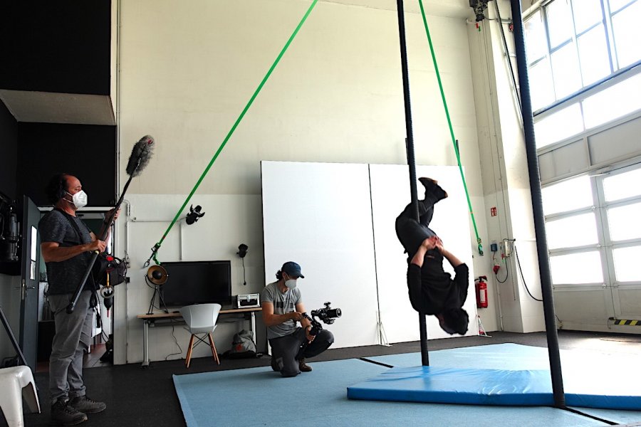 Artisten Videodreh im Art-Loft Berlin